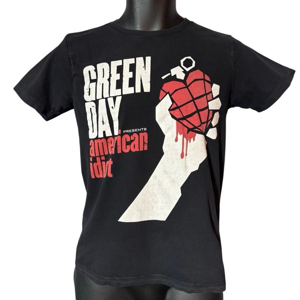 Green Day American Idiot Black T-Shirt Men’s XS